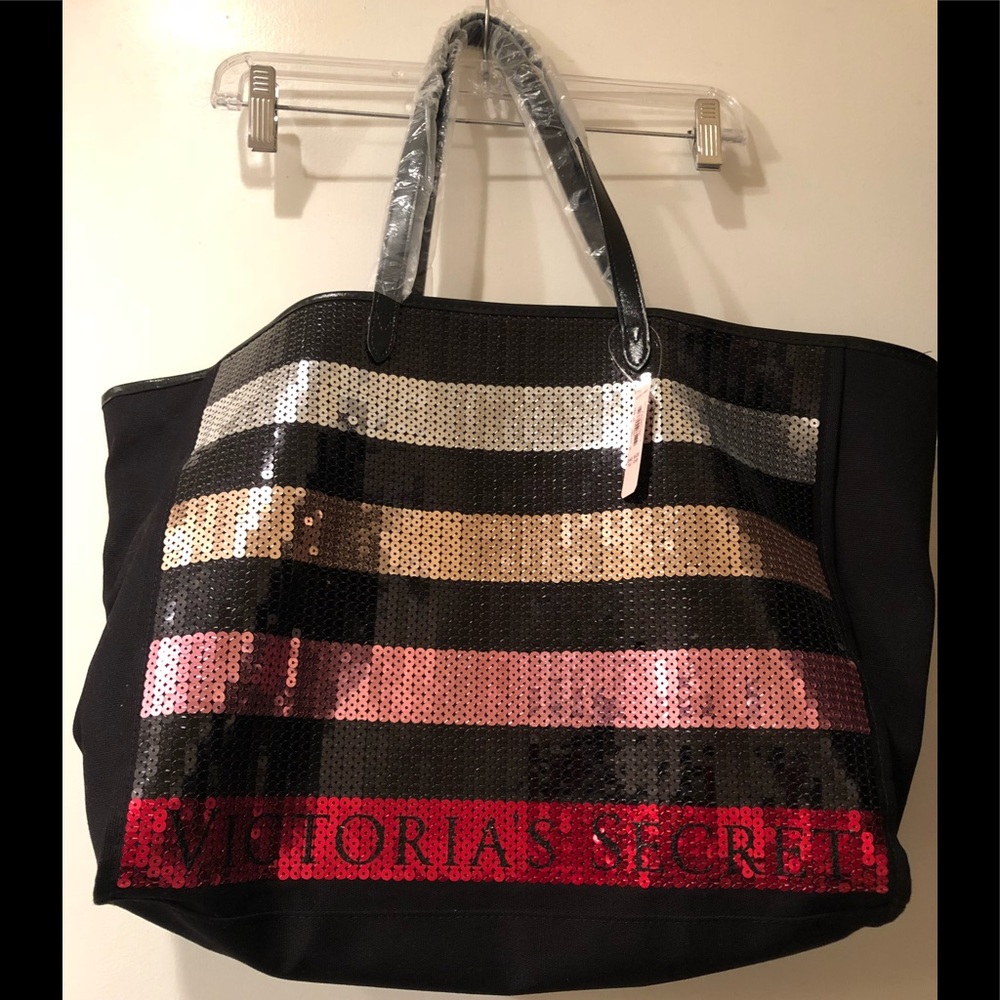 Victoria’s Secret Sequin Tote w/mini sequin bag